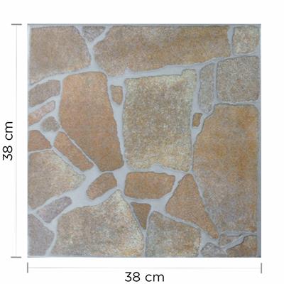 Ceramica Marron Tilcara Cerro Negro Sin Rectificar 38X38 2,02