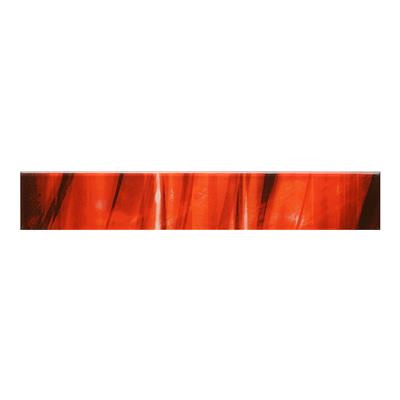 Guarda Naranja Friso Saks Mosaicos Krystales 4,95X29,7 Cm