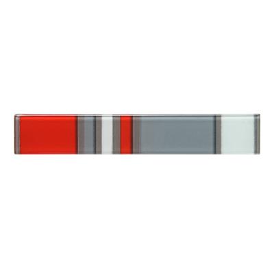 Guarda Rojo Friso Urbano Mosaicos Krystales 4,95X29,7 Cm
