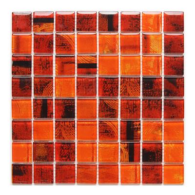 Malla Fuego Prana Mosaicos Krystales 28,5X28,5 Cm