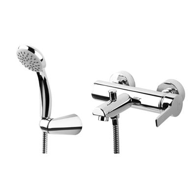 Griferia Para Bañera Con Duchador Monocomando Estalgrif Magna Cromo 760/032