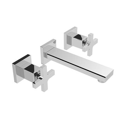 Griferia De Pared Para Lavatorio Cruz Estalgrif Quartier Cromo 800/011