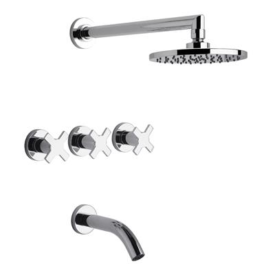 Griferia Para Bañera cromo Fv Alerce 103/D7-Cr