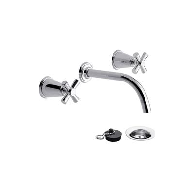 Griferia De Pared Para Lavatorio Cromo Fv Chess 203/84-Cr