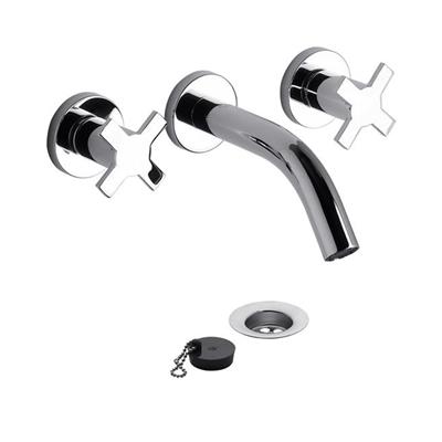 Griferia De Pared Para Lavatorio Cromo Fv Alerce 203/D7-Cr