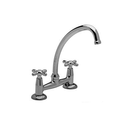 Griferia De Mesada Para Cocina Pico Alto Fv Newport Plus 413/B2P-Cr