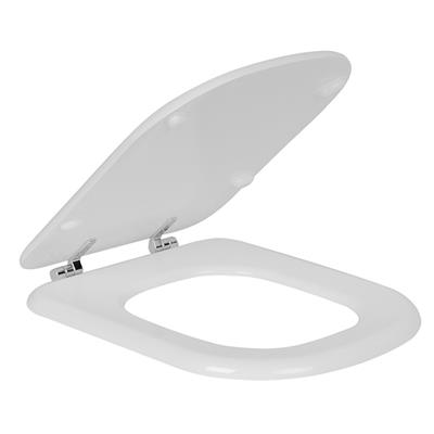 Asiento Ferrum Bari Blanco Con Herraje Cromo TKXMC