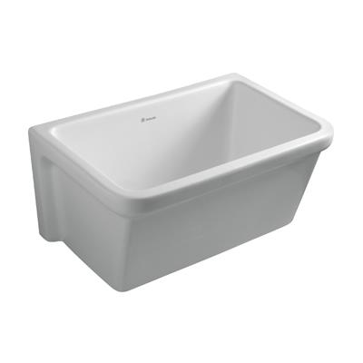 Pileta Lavadero Con Fregadero Ferrum Blanco 53,5x37,5Cm PFCB