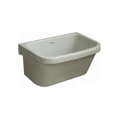 Pileta Lavadero Con Fregadero Ferrum Blanco 51,5x34Cm PLKB