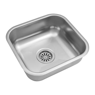Pileta De Cocina Simple Acero 430 Johnson 37X34X15 EE37