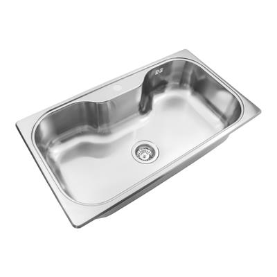 Pileta De Cocina Simple Acero 304 Johnson Luxor 85X48X21 Si85STA