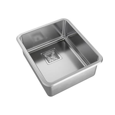 Pileta De Cocina Simple Acero 304 Johnson Quadra 40X34X18 Q40