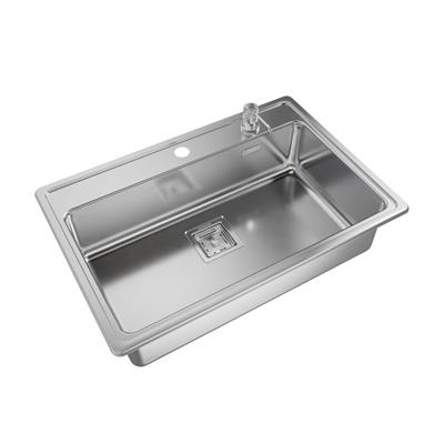 Pileta De Cocina Simple Acero 304 Johnson Quadra MaX Q71A/DD