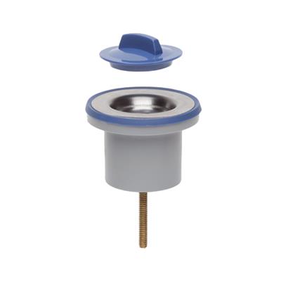 Sopapa cromada para lavatorio PVC 40