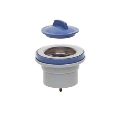 Sopapa cromada para lavatorio PVC 50