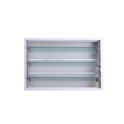 Aireador de Aluminio Nexo Clasic Con Vidrio Reja Y Mosquitero Blanco 40X36 C0340