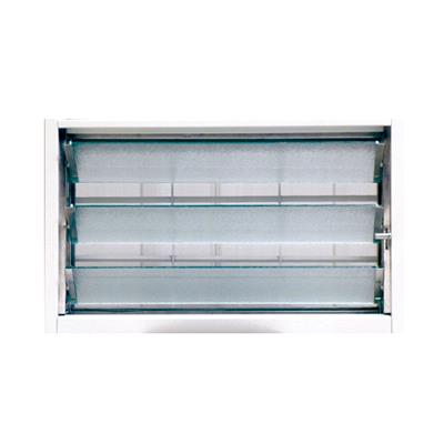 Aireador de Aluminio Nexo Clasic Con Vidrio, Reja Y Mosquitero Blanco 60X36 C0360