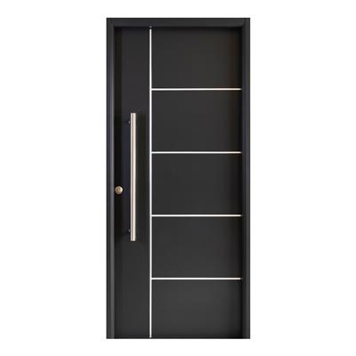 Puerta Con Detalles Anodizados Nexo Deluxe Style 5 Tableros Derecha 90 Ds500