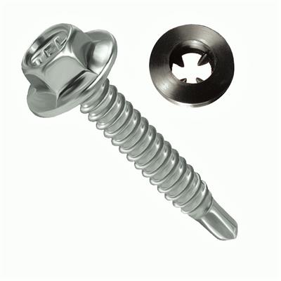 Tornillo Autoperforante Con Arandela T1 14X1 1/2