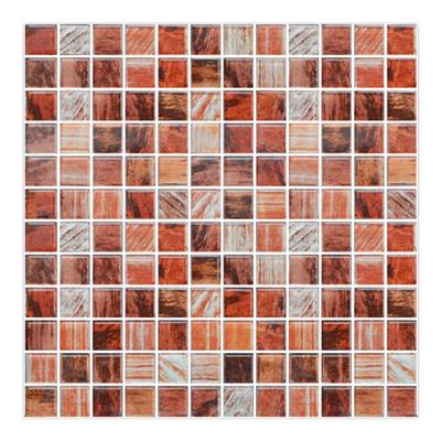 Mosaico Rojo Materia Piu 30X30