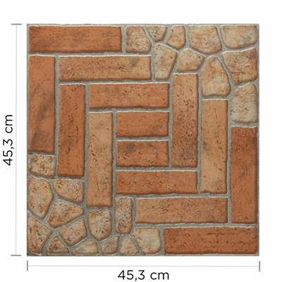 Ceramica Ladrillo Scop Ripio 45,3X45,3 4545