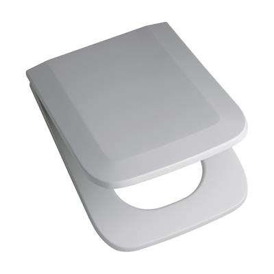Asiento Cierre suave Ferrum Trento Blanco Con Herraje De Cromo TEXUSB