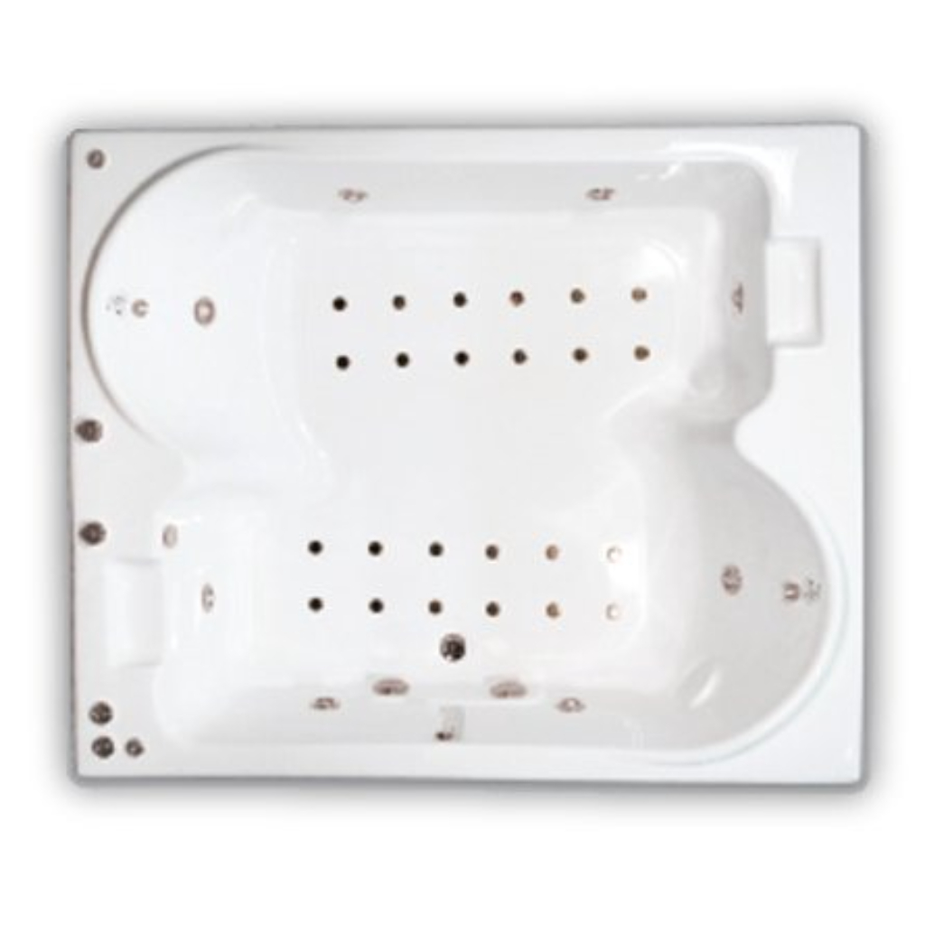 Hidromasaje Hms Practico Coloso3 Bco 178X147X46 8J Der