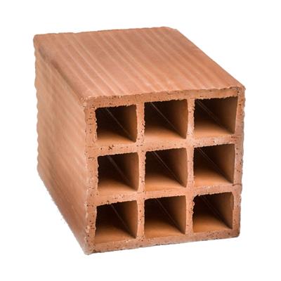 Ladrillo Hueco Con 9 Agujeros 18X18X25