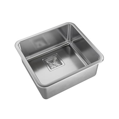 Pileta De Cocina Simple Acero 304 Johnson Quadra 37X34X17.5 Q37