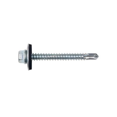 Tornillo Autoperforante Exagonal T2 14 X 1 1/2 Con Arandela