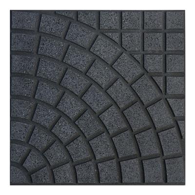 Adoquin Curvo Negro Con Negro Mizawak Burnish 40X40X2,5 BST-40-008