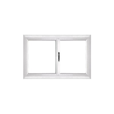 Ventana Corrediza De Pvc De 35Mm Fracas Blanco Vidrio 60X40
