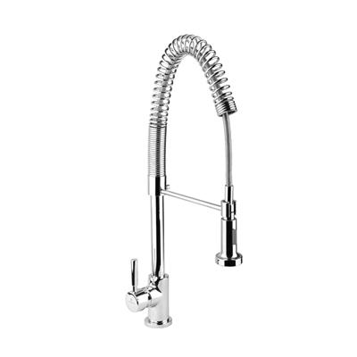 Griferia De Cocina Con Rociador Monocomando Estalgrif Gourmet Cromo 840/058