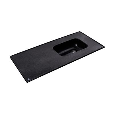 Mesada Para Cocina Sintetica Con Bacha Integral Durafort Negro 1,20X0,60 MM813