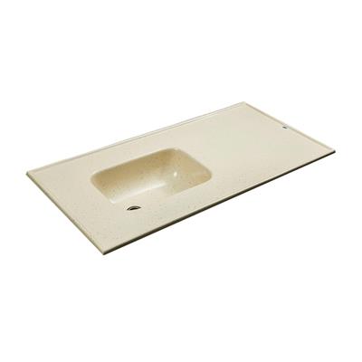 Mesada Para Cocina Sintetica Con Bacha Integral Durafort Beige 1,60X0,60 MM635