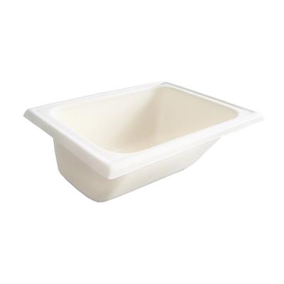 Pileta de Lavadero Sintetico Con Fregadera Y Jabonera Durafort Blanco 0,61X0,48