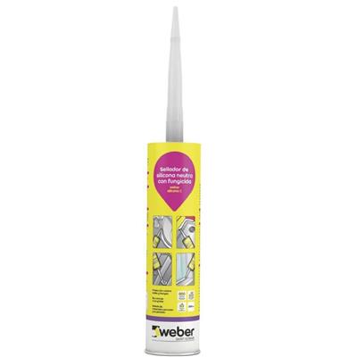 Sellador Silicona 300 Grs Weber Transparente 99-0997