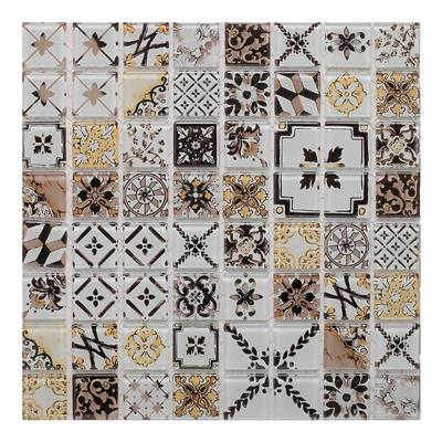 Malla Marrón Lisboa Mosaicos Krystales 30X30 Cm -1010149