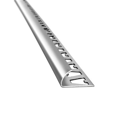 Guardacanto Arco De Pared De Aluminio Cromo Deluxe Atrim 10 X 2,5 Cm 1381