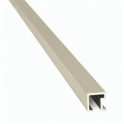 Listello Cuadrado De Pared De Aluminio Cromo Mate Atrim 9 X 9 Cm 2,45 Mm 1433