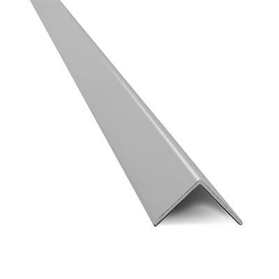 Tapacanto Esquinero De Aluminio Cromo Mate Atrim 16 X 16 Cm 2,5 Mm 1913