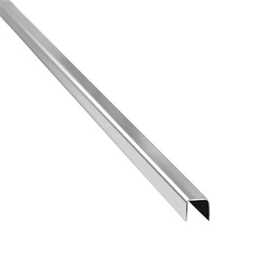 Listello Royal De Pared De Acero Inoxidable Brillante Atrim 10 X 10 Cm 2,2 Mm 430/01