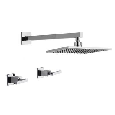 Ducha Lever de 2 Llaves de Embutir Fv Dominic Cierre Ceramico 109R/85L-CR
