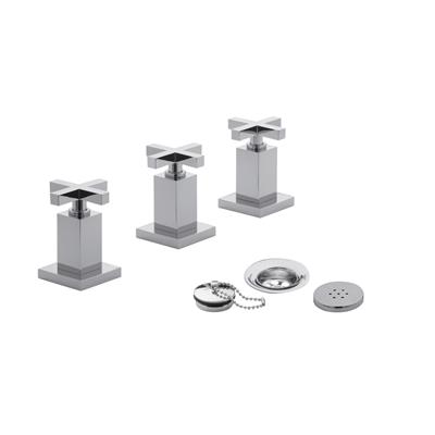 Griferia De Bidet Cruz Fv Dominic Cierre Ceramico 295R/85-CR