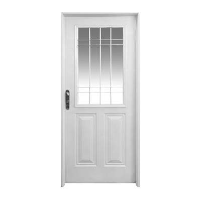 Puerta Inyectada De Abrir De Acero Barmetal Standard Derecha 1/2 Vidrio M710