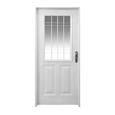 Puerta Inyectada De Abrir De Acero Barmetal Standard Izquierda 1/2 Vidrio M710