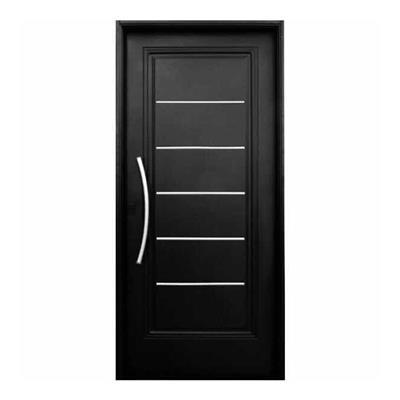 puerta semi premium inyectada 1 tablero con manijon curvo Nexo 85X205 derecha S100