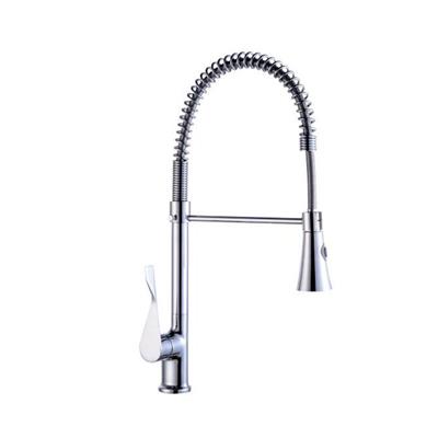 Griferia De Mesada Para Cocina Pico Alto Monocomando Aqualia Delft Cromo AQ591451