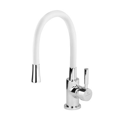 Grifería de Cocina Estalgrif Top Flex Monocomando Blanco 581/050-05