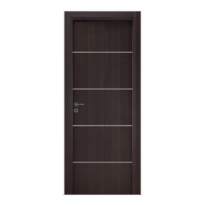 Puerta Placa Oblak Teks (H) Sc Wengue Mm 80x15 Derecha